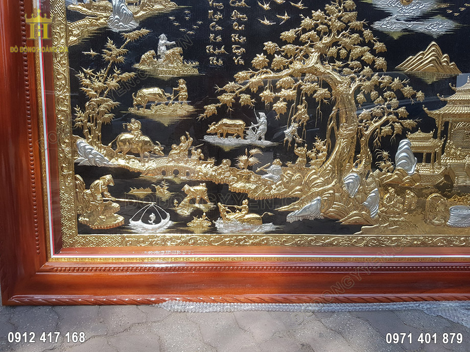 Từng đường nét, từng chi tiết đều được các nghệ nhân chau chuốt vô cùng tỉ mỉ